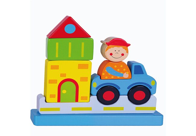 Магнитный конструктор «Городок»