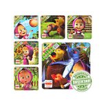 Пазл с ручкой «Маша и Медведь», 4 дет.