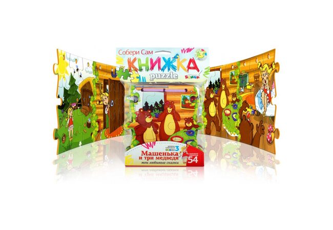 Пазл «Маша и три медведя»