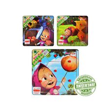 Пазл с ручкой «Маша и медведь», 7 дет.