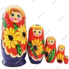 Деревянная матрешка 5 в 1 (малая)