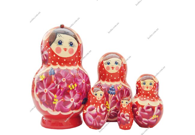 Сувенірна матрьошка «Малинова» (велика)