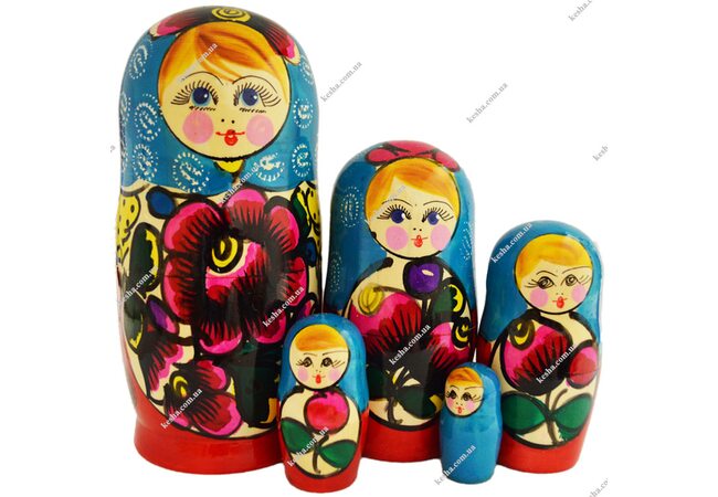 Матрешка «Украинская» 5 в 1 (разные)
