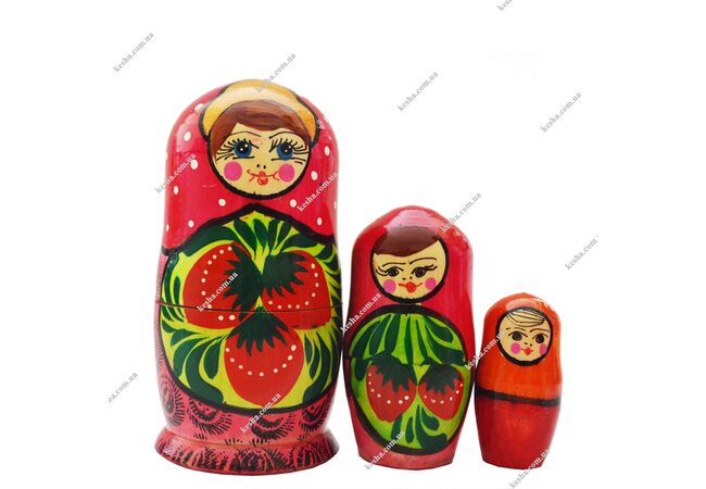 Матрешка «Ягодка» 3 в 1