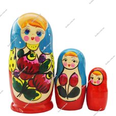 Матрешка 3 в 1 «Куколка»