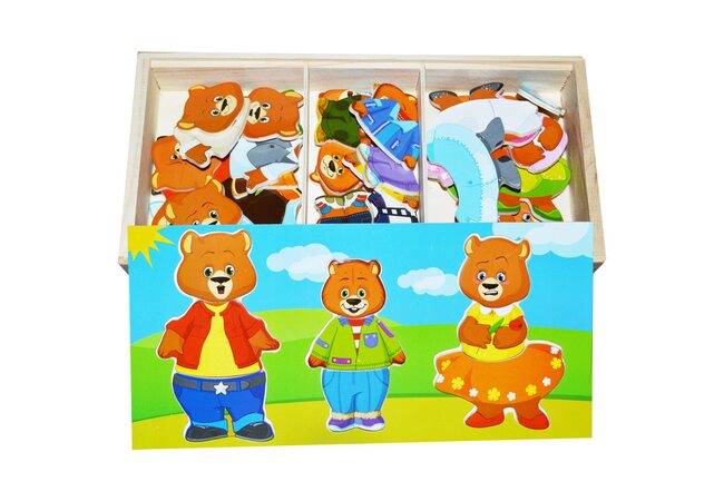 Гардероб. Одень мишку.