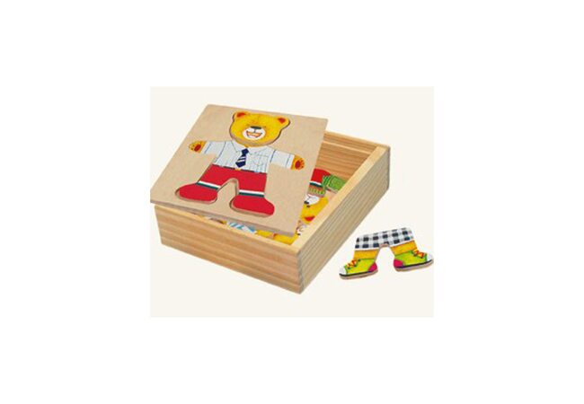 Гардероб «Одень мишку-мальчика»