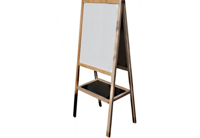 Мольберт с полочкой «Пирамида», магн.