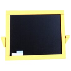 Настольный 2-х сторонний, магнитный мольберт (жёлтый)