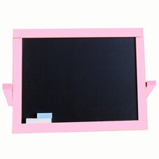 Настольный 2-х сторонний, магнитный мольберт (розовый)