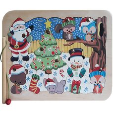 «Новый год», мозаика + рыбалка, 34 дет.