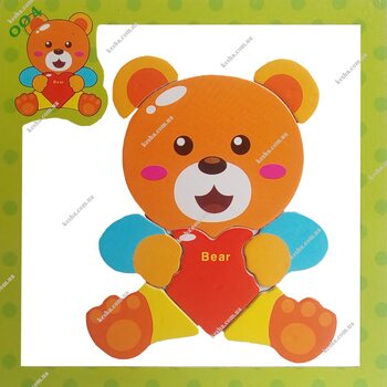 Магнитный пазл «Мишка»