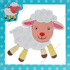 Магнитный пазл «Овечка»