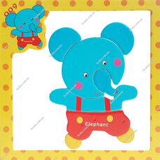 Магнитный пазл «Слон»