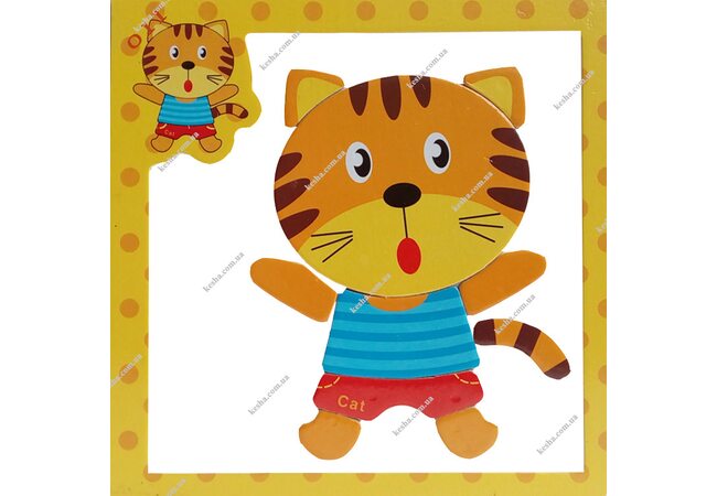 Магнитный пазл «Котенок»