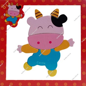 Магнитный пазл «Корова»