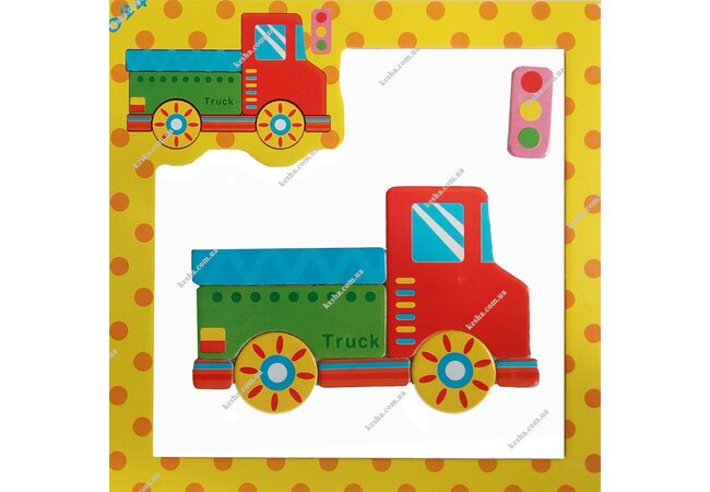 Магнітний пазл «Вантажівка»