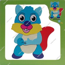 Магнитный пазл «Енот»