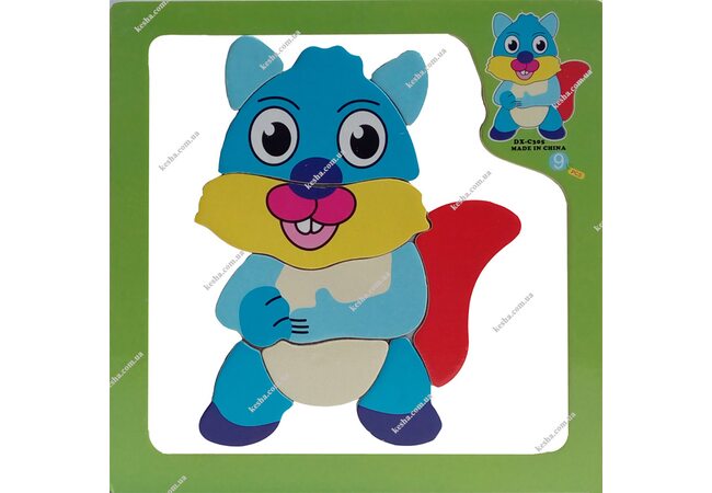 Магнитный пазл «Енот»