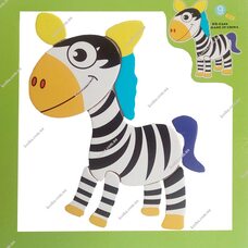 Магнитный пазл «Зебра»