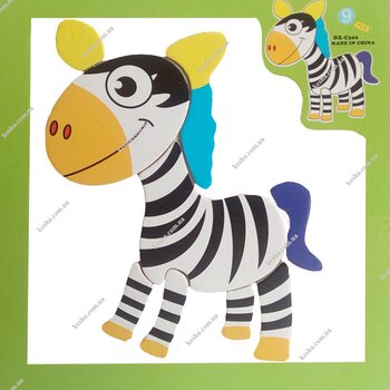 Магнитный пазл «Зебра»