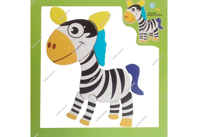 Магнитный пазл «Зебра»