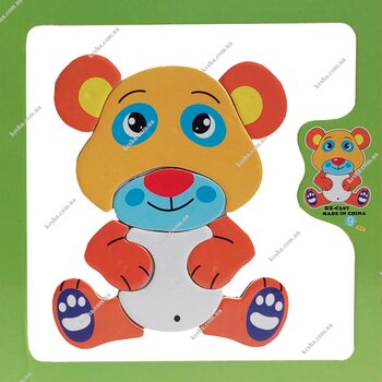 Магнитный пазл «Леопард»