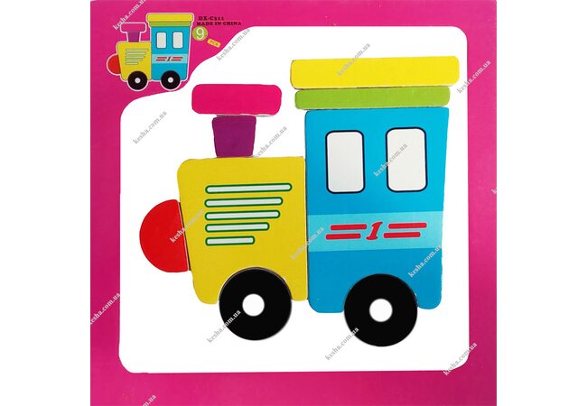 Магнитный пазл «Паровоз»