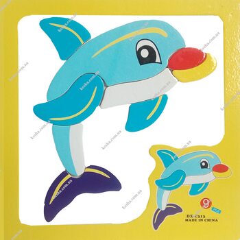 Магнитный пазл «Дельфин»