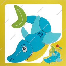 Магнитный пазл «Акула»