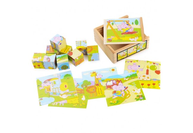 Кубики «Приключения Мышонка» (в пенале)