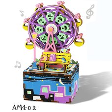 Музыкальный конструктор «Колесо обозрения», заводной.