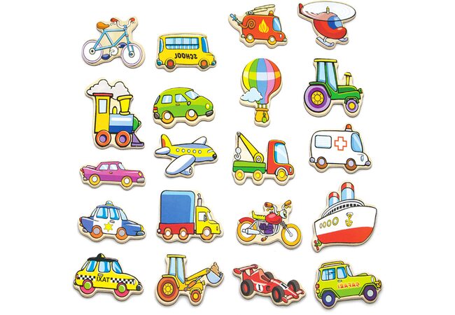 Набір магнітних фігур «Транспорт»