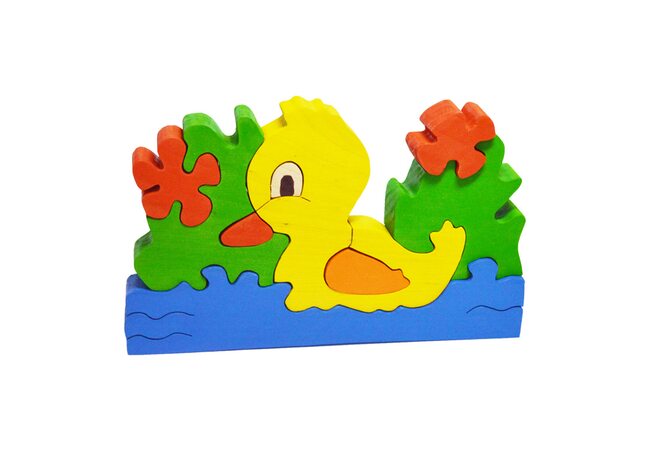 «На пруду» 3D пазл, 9 дет.