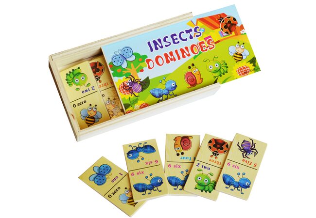 Игра домино «Насекомые»