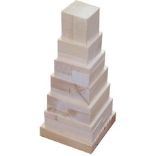 Пирамидка квадратная(неокрашенная)