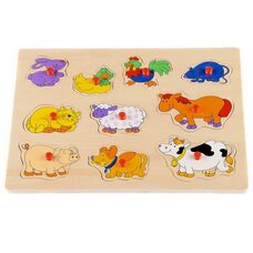 Вкладыши «Обитатели фермы» с ручкой