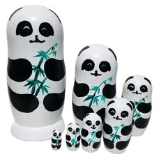 Матрешка «Панда», 7 в 1