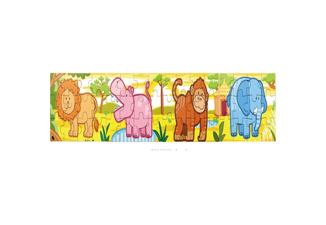 Набор пазлов «Экзотические животные», 4 шт.