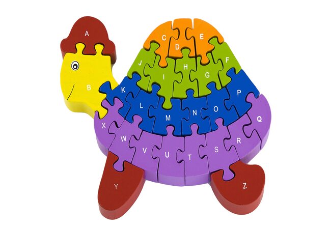 3D пазл «Черепаха» (англ. алфавіт)