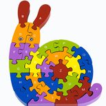 3D пазл «Улитка» (англ. алфавит)