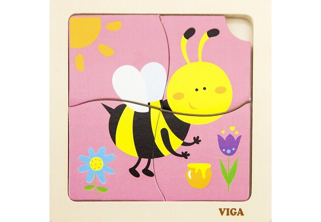 Пазл «Пчелка», 4 дет.