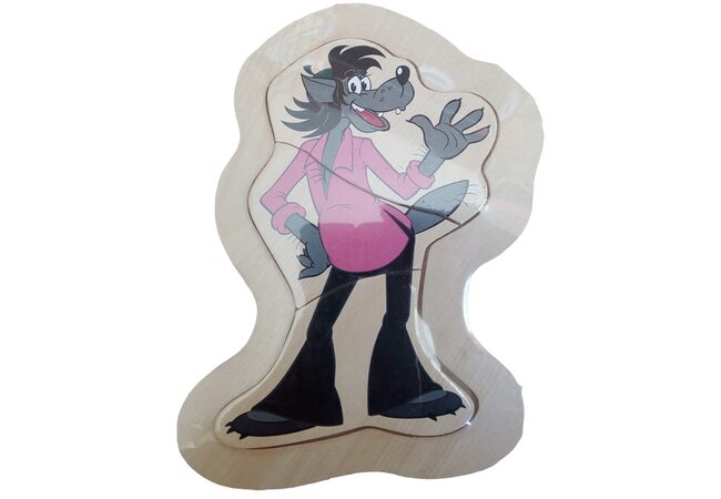 Фигура-пазл «Волк» из «Ну, погоди!»