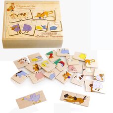 Пазловая игра «Половинки» (Домашние животные)