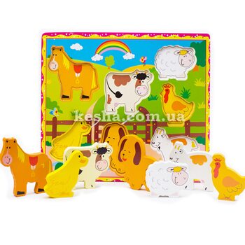 Об'ємні вкладиші «Дворик».