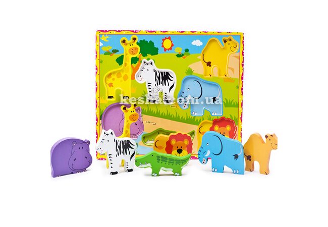 Объемные вкладыши «Африка».