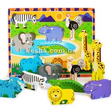 Объемные вкладыши «Zoo».