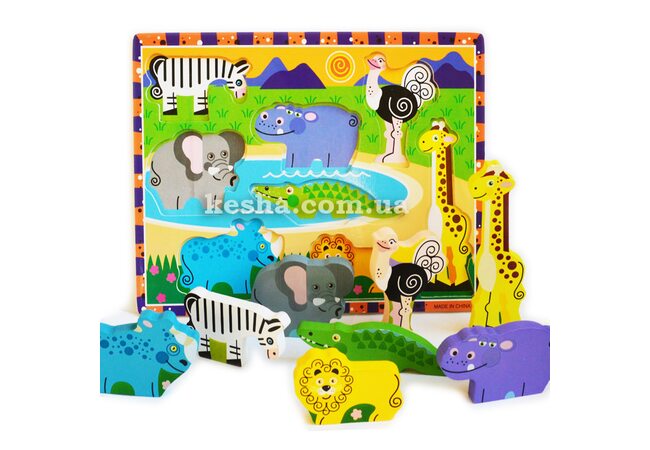 Объемные вкладыши «Zoo».
