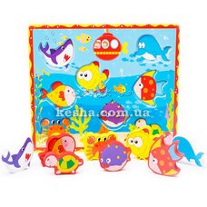 Объемные вкладыши «Рыбки».