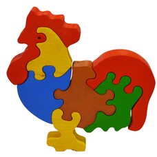 «Петушок», 3D пазл, 7 дет.